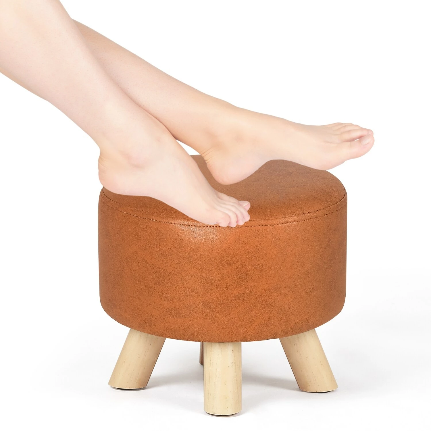 Promo 🛒 Adeco Foot Rest Ottoman Pet Stool Beige 🎁 12 Promo 🛒 Adeco Foot Rest Ottoman Pet Stool Beige 🎁 - Image 10