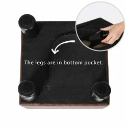 Flash Sale 🥰 Adeco Footrest Square Ottoman Stool PU Leather Seat Chair Footstool 🌟 -Adeco Shop Adeco Footrest Square Ottoman Stool PU Leather Seat Chair Footstool 5