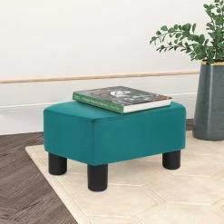 Best Sale ๐ Adeco Footstool Ottoman Fabric Footrest Modern Rectangular Stool Green ๐ 26 Best Sale ๐ Adeco Footstool Ottoman Fabric Footrest Modern Rectangular Stool Green ๐ -Adeco Shop Adeco Footstool Ottoman Fabric Footrest Modern Rectangular Stool 9