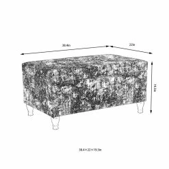 Cheap 🌟 Adeco French Storage Ottoman Footstool Bench With Lift Top Ocean 👍 -Adeco Shop Adeco French Storage Ottoman Footstool Bench with Lift Top 10