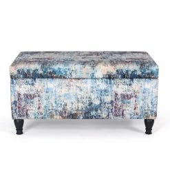 Cheap 🌟 Adeco French Storage Ottoman Footstool Bench With Lift Top Ocean 👍 -Adeco Shop Adeco French Storage Ottoman Footstool Bench with Lift Top 14