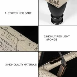 Cheap 🌟 Adeco French Storage Ottoman Footstool Bench With Lift Top Ocean 👍 -Adeco Shop Adeco French Storage Ottoman Footstool Bench with Lift Top 6