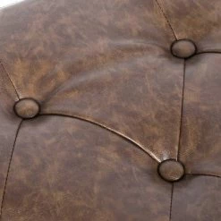 Hot Sale ๐ Adeco Distressed Faux Leather / Tufted Velvet Storage Ottoman Bench Navy Velvet ๐คฉ 25 Hot Sale ๐ Adeco Distressed Faux Leather / Tufted Velvet Storage Ottoman Bench Navy Velvet ๐คฉ -Adeco Shop Adeco Half Moon Distressed Faux Leather Storage Ottoman Bench Bedroom 8