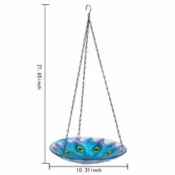 Buy 🔔 Adeco Hanging Bird Baths Bird Feeders Multi 🎉 -Adeco Shop Adeco Hanging Bird Baths Bird Feeders 2