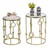 Top 10 ⌛ Adeco Set Of 2 Nesting Goldtone Postmodern End Tables - Set Of 2 😉 -Adeco Shop Adeco Home Nesting Goldtone Postmodern End Tables 28Set of 229