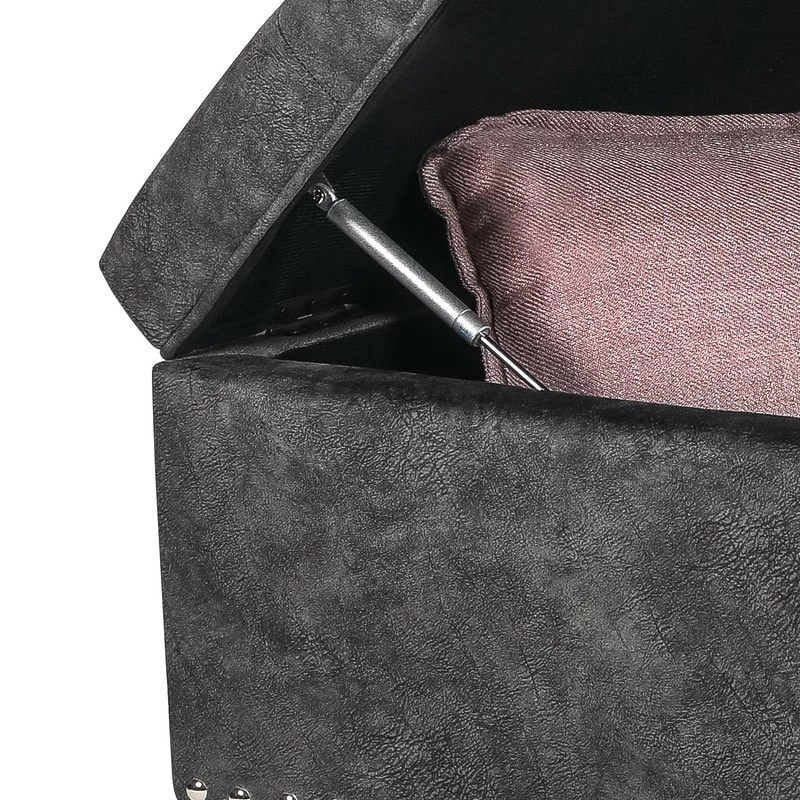 Cheap ๐ฅ Adeco Large Square Footstool Fabric Storage Ottoman Bench Dark Grey ๐งจ 10 Cheap ๐ฅ Adeco Large Square Footstool Fabric Storage Ottoman Bench Dark Grey ๐งจ - Image 8