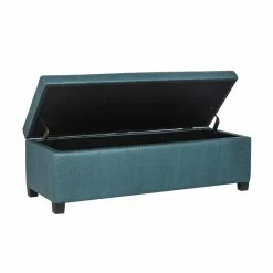 Flash Sale ✔️ Adeco Large Storage Ottoman Bench End Of Bed Bench Rectangular Leather Grey 🎉 -Adeco Shop Adeco Large Storage Ottoman Bench End of Bed Bench Rectangular Leather 4