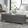 Outlet 👏 Adeco Large Storage Ottoman Bench Rectangular Linen Footrest Footstool 🌟 -Adeco Shop Adeco Large Storage Ottoman Bench Rectangular Linen Footrest Footstool