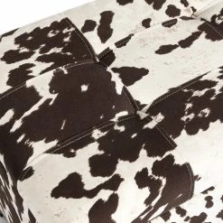 Best reviews of 🥰 Adeco Linen Fabric Storage Ottoman Bench Footstool,Nailhead Trim Cows 😍 -Adeco Shop Adeco Linen Fabric Storage Ottoman Bench Footstool2CNailhead Trim 4