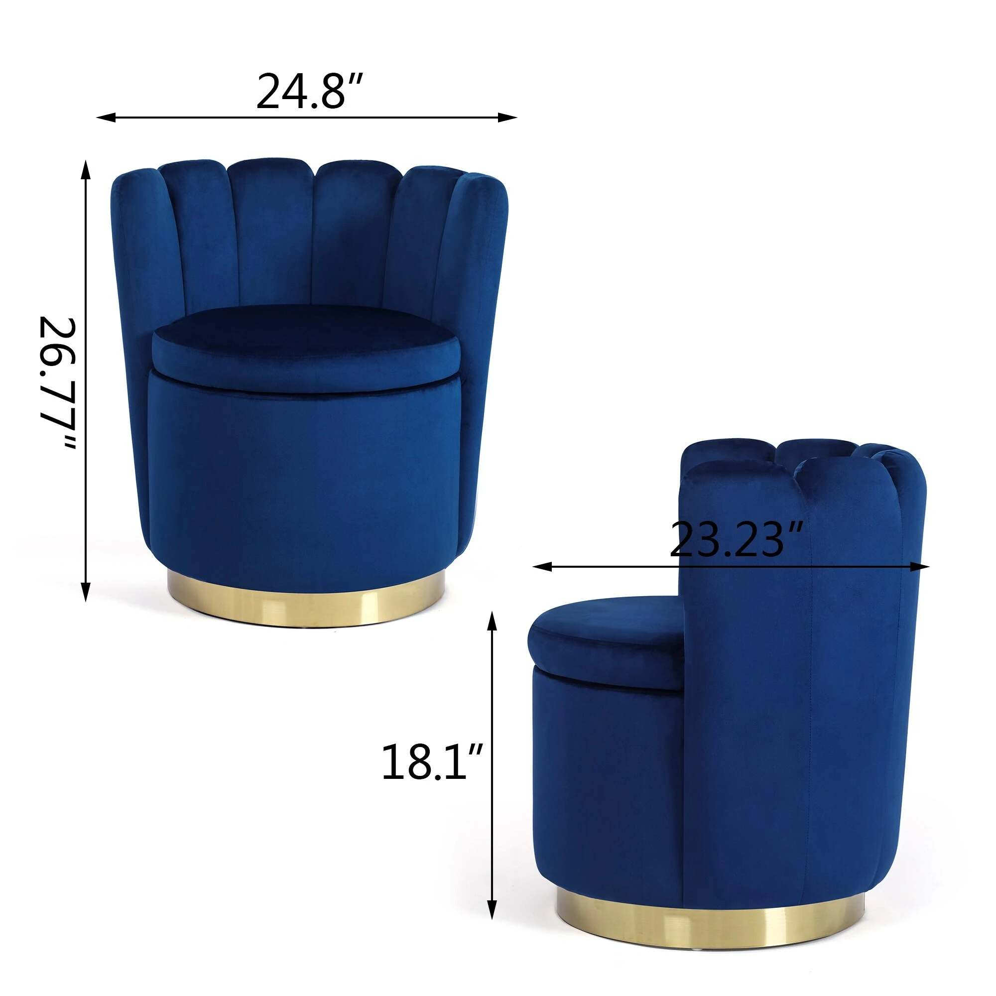 Buy ๐ฏ Adeco Living Room Chair With Storage Accent Chair With Removable Lid - 24.8โ L X 23.23โ W X 26.77โ H Green ๐ 13 Buy ๐ฏ Adeco Living Room Chair With Storage Accent Chair With Removable Lid - 24.8โ L X 23.23โ W X 26.77โ H Green ๐ - Image 11