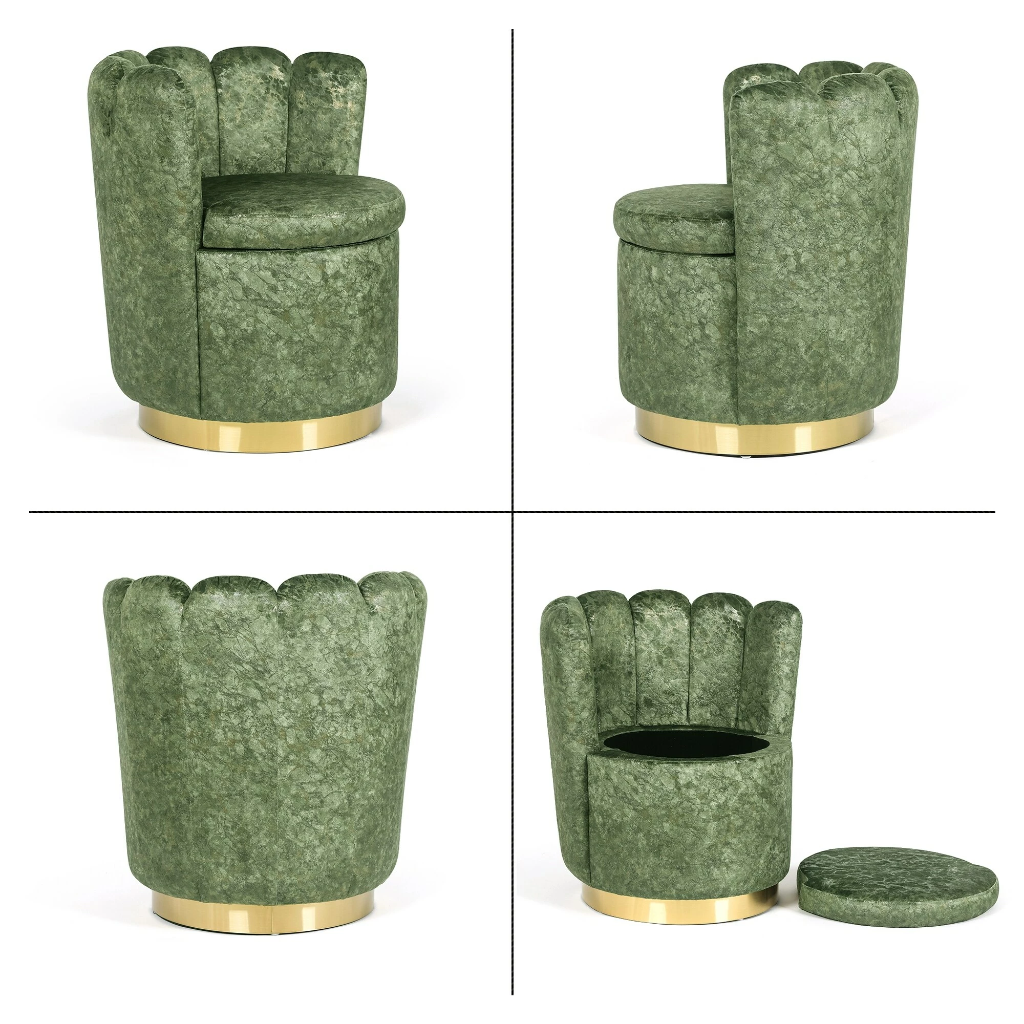 Buy ๐ฏ Adeco Living Room Chair With Storage Accent Chair With Removable Lid - 24.8โ L X 23.23โ W X 26.77โ H Green ๐ 6 Buy ๐ฏ Adeco Living Room Chair With Storage Accent Chair With Removable Lid - 24.8โ L X 23.23โ W X 26.77โ H Green ๐ - Image 4
