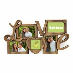 Best Pirce 🎁 Adeco 'Love' Gold-tone Plastic 5-photo Frame 🌟 -Adeco Shop Adeco Love Gold tone Plastic 5 photo Frame 68aed2b2 fb19 496a 8878 b400ad077d7b
