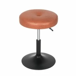 Best reviews of ⌛ Adeco Makeup Adjustable Faux Leather Round Ottoman 360° Swivel Freely Vanity Stool Brown 🔥 -Adeco Shop Adeco Makeup Adjustable Faux Leather Round Ottoman 360C2B0 Swivel Freely Vanity Stool 13