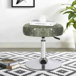 Best deal ๐ฅฐ Adeco Makeup Vanity Stool Chair Round Ottoman Tufted 360ยฐ Swivel Adjustable - 16.1"x16.1"23.2" Blue-fabric ๐ 28 Best deal ๐ฅฐ Adeco Makeup Vanity Stool Chair Round Ottoman Tufted 360ยฐ Swivel Adjustable - 16.1"x16.1"23.2" Blue-fabric ๐ -Adeco Shop Adeco Makeup Vanity Stool Chair Round Ottoman Tufted 360C2B0 Swivel Adjustable 11