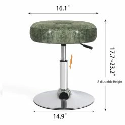 Best deal ๐ฅฐ Adeco Makeup Vanity Stool Chair Round Ottoman Tufted 360ยฐ Swivel Adjustable - 16.1"x16.1"23.2" Blue-fabric ๐ 31 Best deal ๐ฅฐ Adeco Makeup Vanity Stool Chair Round Ottoman Tufted 360ยฐ Swivel Adjustable - 16.1"x16.1"23.2" Blue-fabric ๐ -Adeco Shop Adeco Makeup Vanity Stool Chair Round Ottoman Tufted 360C2B0 Swivel Adjustable 14