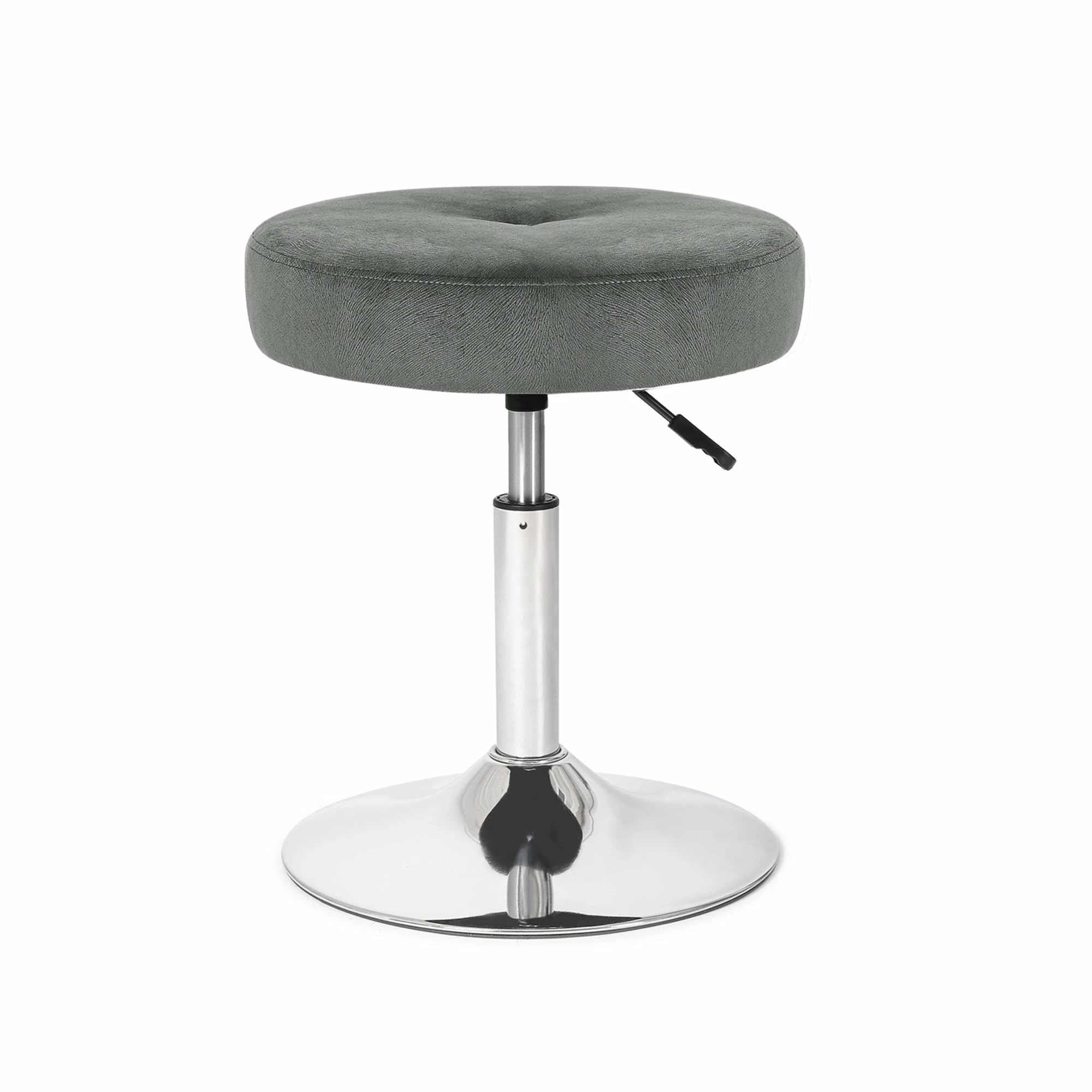 Best deal ๐ฅฐ Adeco Makeup Vanity Stool Chair Round Ottoman Tufted 360ยฐ Swivel Adjustable - 16.1"x16.1"23.2" Blue-fabric ๐ 7 Best deal ๐ฅฐ Adeco Makeup Vanity Stool Chair Round Ottoman Tufted 360ยฐ Swivel Adjustable - 16.1"x16.1"23.2" Blue-fabric ๐ - Image 5