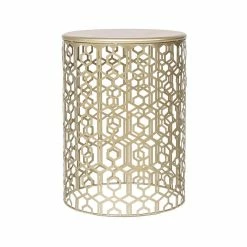 Coupon ❤️ Adeco Metal Accent Nesting Tables Set Of 2 Round End Side Coffee Table 💯 -Adeco Shop Adeco Metal Accent Nesting Tables Set of 2 Round End Side Coffee Table 8