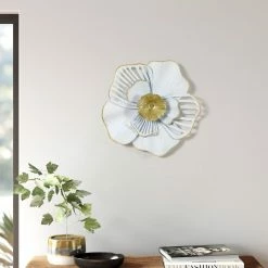 Coupon ๐ Adeco Metal Flower Wall Art Decor Wall Sculpture โ๏ธ