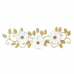 Wholesale ❤️ Adeco Metal Flowers Wall Decor Floral Leaf Wall Decorations 🧨 -Adeco Shop Adeco Metal Flowers Wall Decor Floral Leaf Wall Decorations 2
