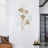 Cheap 😍 Adeco Metal Ginkgo Leaves Wall Decor Wall Hanging Art Sculpture 🤩 -Adeco Shop Adeco Metal Ginkgo Leaves Wall Decor Wall Hanging Art Sculpture