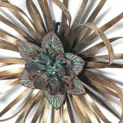 Cheapest 😍 Adeco Metal Wall Art Gold Iron Multiple Layer Home Decor Sculpture 🧨 -Adeco Shop Adeco Metal Wall Art Gold Iron Multiple Layer Home Decor Sculpture 9