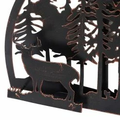 Promo 👍 Adeco Metal Wall Decor Black Metal Wall Art Panel Sculptures 🧨 -Adeco Shop Adeco Metal Wall Decor Black Metal Wall Art Panel Sculptures 6