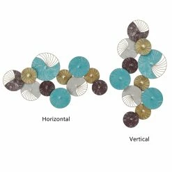 Discount 🎁 Adeco Metal Wall Decor Large Abstract Lotus Leaf Wall Sculpture 👏 -Adeco Shop Adeco Metal Wall Decor Large Abstract Lotus Leaf Wall Sculpture 3