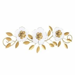 Budget ๐ Adeco Metal Wall Decor Modern Wall Hanging Leaf Sculpture With Flowers ๐ 9 Budget ๐ Adeco Metal Wall Decor Modern Wall Hanging Leaf Sculpture With Flowers ๐ -Adeco Shop Adeco Metal Wall Decor Modern Wall Hanging Leaf Sculpture with Flowers 2