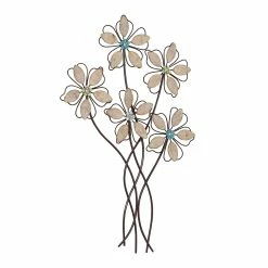Best Pirce ๐งจ Adeco Metal Wall Decor Wall Hanging Sculptures With 5 Flowers ๐ 9 Best Pirce ๐งจ Adeco Metal Wall Decor Wall Hanging Sculptures With 5 Flowers ๐ -Adeco Shop Adeco Metal Wall Decor Wall Hanging Sculptures with 5 Flowers 2