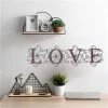 Outlet 🌟 Adeco Modern Black Metal LOVE Wall Decor ⭐ -Adeco Shop Adeco Modern Black Metal LOVE Wall Decor