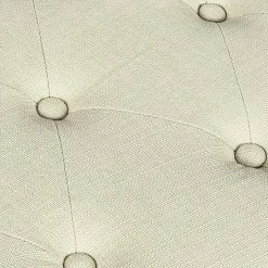 New 🔔 Adeco Modern Half Moon Beige Storage Ottoman 🛒 -Adeco Shop Adeco Modern Half Moon Storage Ottoman Bed Bench2C 4422x1922x17222C Beige 2