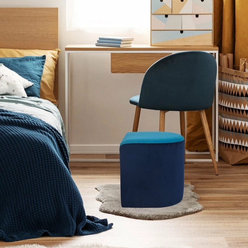 Best Pirce ๐ฅฐ Adeco Modern Round Velvet Ottoman Foot Rest Stool Upholstered Footstool Olive/blue ๐ 17 Best Pirce ๐ฅฐ Adeco Modern Round Velvet Ottoman Foot Rest Stool Upholstered Footstool Olive/blue ๐ - Image 15