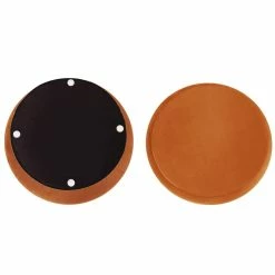 Flash Sale 😀 Adeco Modern Round Velvet Ottoman Upholstered Footrest Makeup Stool Grey 🛒 -Adeco Shop Adeco Modern Round Velvet Ottoman Upholstered Footrest Makeup Stool 4