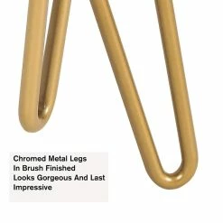 Buy 👍 Adeco Modern Round Velvet Ottoman Vanity Footstool Golden Metal Legs 👏 -Adeco Shop Adeco Modern Round Velvet Ottoman Vanity Footstool Golden Metal Legs 9