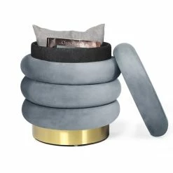 Top 10 ๐ Adeco Modern Round Velvet Storage Ottoman With Gold Plating Base ๐ 20 Top 10 ๐ Adeco Modern Round Velvet Storage Ottoman With Gold Plating Base ๐ -Adeco Shop Adeco Modern Round Velvet Storage Ottoman with Gold Plating Base 7