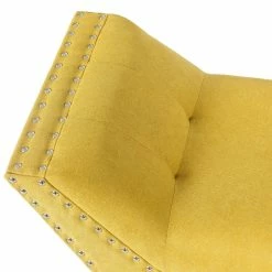 Brand new 😍 Adeco Modern Upholstered Fabric Ottoman Contemporary Accent Bed Bench 🛒 -Adeco Shop Adeco Modern Upholstered Fabric Ottoman Contemporary Accent Bed Bench 7