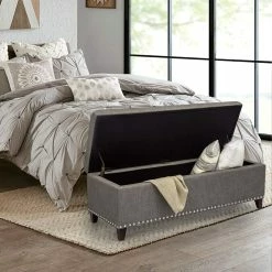 Top 10 ๐งจ Adeco Bench Classic Rectangular- Storage Ottomans, Gray ๐ 15 Top 10 ๐งจ Adeco Bench Classic Rectangular- Storage Ottomans, Gray ๐ -Adeco Shop Adeco OF0049 1 Bench Classic Rectangular Large Storage Ottomans2C Gray 4