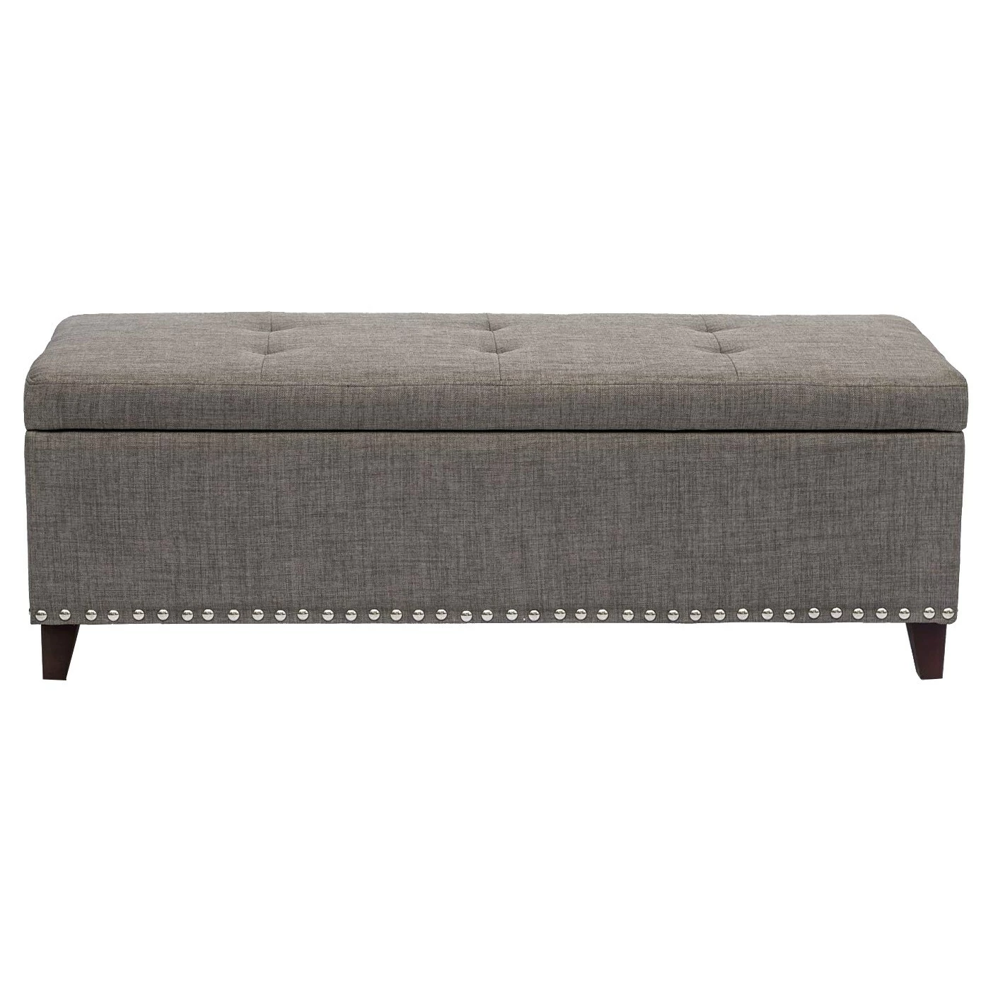 Top 10 ๐งจ Adeco Bench Classic Rectangular- Storage Ottomans, Gray ๐ 4 Top 10 ๐งจ Adeco Bench Classic Rectangular- Storage Ottomans, Gray ๐ - Image 2