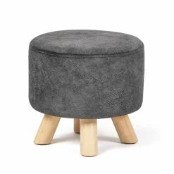 Budget 🎉 Adeco Ottoman Foot Rest Stool Fabric Padded Seat Cute Pouf Ottoman 💯 -Adeco Shop Adeco Ottoman Foot Rest Stool Fabric Padded Seat Cute Pouf Ottoman 7