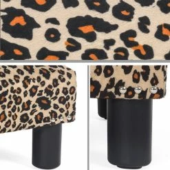 Best Sale 🤩 Adeco Ottoman Footstool- Soft Fabric And Waterproof Faux Leather Green 🛒 29 Best Sale 🤩 Adeco Ottoman Footstool- Soft Fabric And Waterproof Faux Leather Green 🛒 -Adeco Shop Adeco Ottoman Footstool Soft Fabric and Waterproof Faux Leather 12
