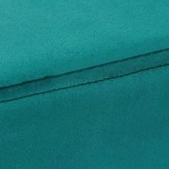 Top 10 🔔 Adeco Ottoman Foot Stool Velvet Fabric Padded Footrest 💯 -Adeco Shop Adeco Ottoman Footstool Velvet Fabric Padded Footrest Solid Wood Legs 5