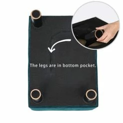 Top 10 🔔 Adeco Ottoman Foot Stool Velvet Fabric Padded Footrest 💯 -Adeco Shop Adeco Ottoman Footstool Velvet Fabric Padded Footrest Solid Wood Legs 6