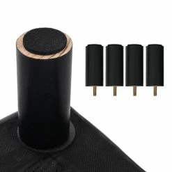 Top 10 🔔 Adeco Ottoman Foot Stool Velvet Fabric Padded Footrest 💯 -Adeco Shop Adeco Ottoman Footstool Velvet Fabric Padded Footrest Solid Wood Legs 9