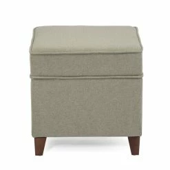 Wholesale 🔔 Adeco Ottoman Storage Chest Footrest - Square Seat (Light Grey) ⌛ -Adeco Shop Adeco Ottoman Storage Chest Footrest Square Seat 28Light Grey29 5
