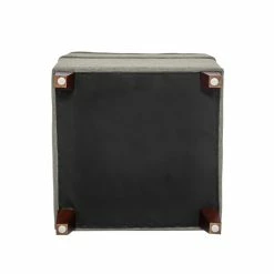 Wholesale 🔔 Adeco Ottoman Storage Chest Footrest - Square Seat (Light Grey) ⌛ -Adeco Shop Adeco Ottoman Storage Chest Footrest Square Seat 28Light Grey29 8