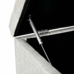 Wholesale 🥰 Adeco Ottoman With Storage Button Tufted DIY Assemble Bench Bedroom Grey 👏 -Adeco Shop Adeco Ottoman with Storage Button Tufted DIY Assemble Bench Bedroom 14