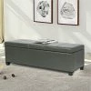 Promo ✔️ Adeco PU Leather Storage Ottoman Lift Top Footstool, Assembly Required 😍 2 Promo ✔️ Adeco PU Leather Storage Ottoman Lift Top Footstool, Assembly Required 😍 -Adeco Shop Adeco PU Leather Storage Ottoman Lift Top Footstool2C Assembly Required