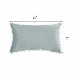 Discount 🧨 Adeco Pack Of 2 Decorative Throw Pillow Covers With Pom Poms 🔥 -Adeco Shop Adeco Pack of 2 Decorative Throw Pillow Covers with Pom Poms 3