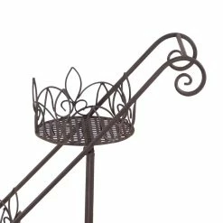 Coupon ✨ Adeco Plant Stands 3 Tier Metal Garden Cart Flower Pot Shelving Rack 🤩 -Adeco Shop Adeco Plant Stands 3 Tier Metal Garden Cart Flower Pot Shelving Rack 6