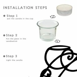 Cheap 😉 Adeco Iron Pyramid Candle Holder 👍 -Adeco Shop Adeco Pyramid Layout2C 3 Tea Light Iron Table Desk Top Candle Holder 6